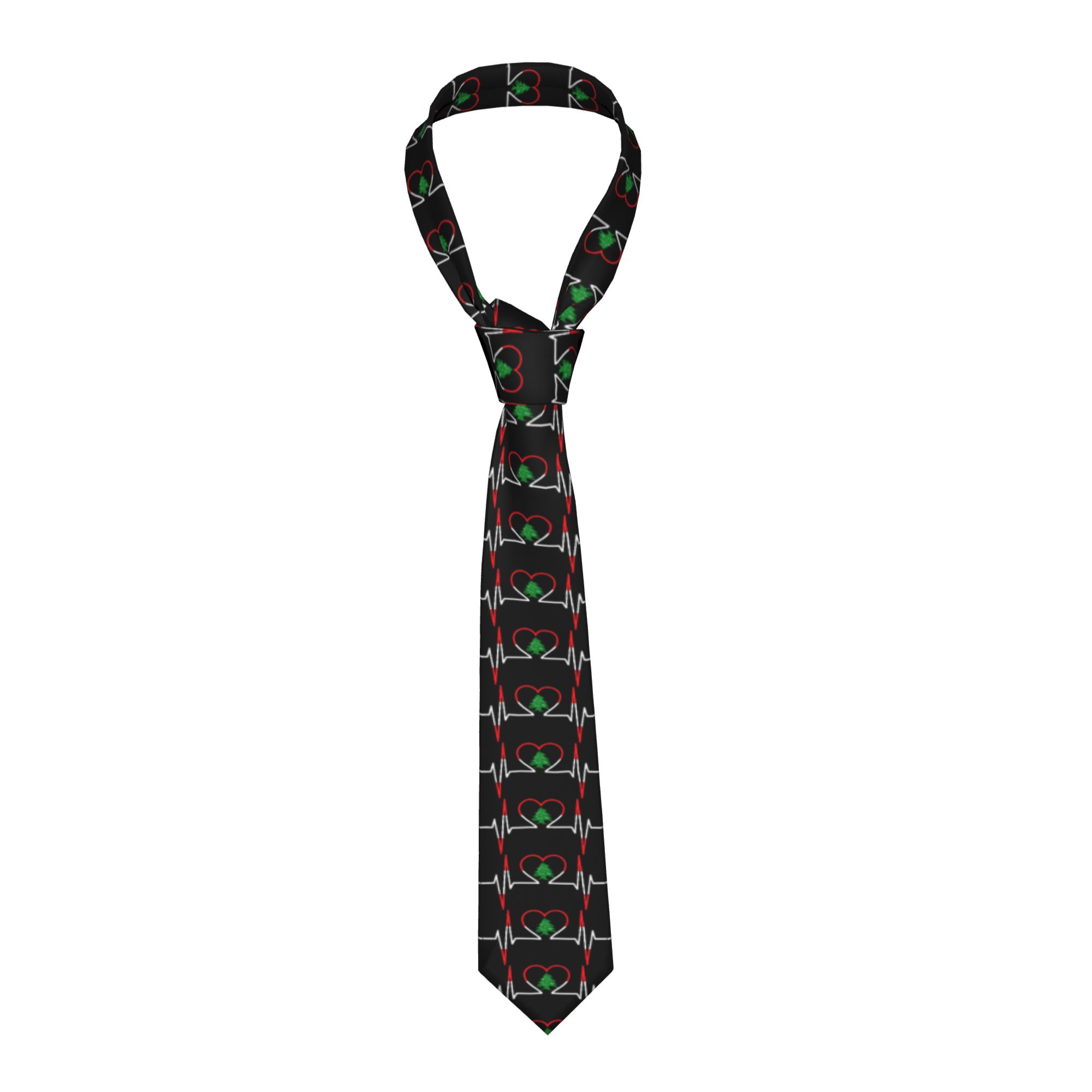 Men Accessories Lebanon - Kalp atışı EKG Lübnan Kravat Lübnan