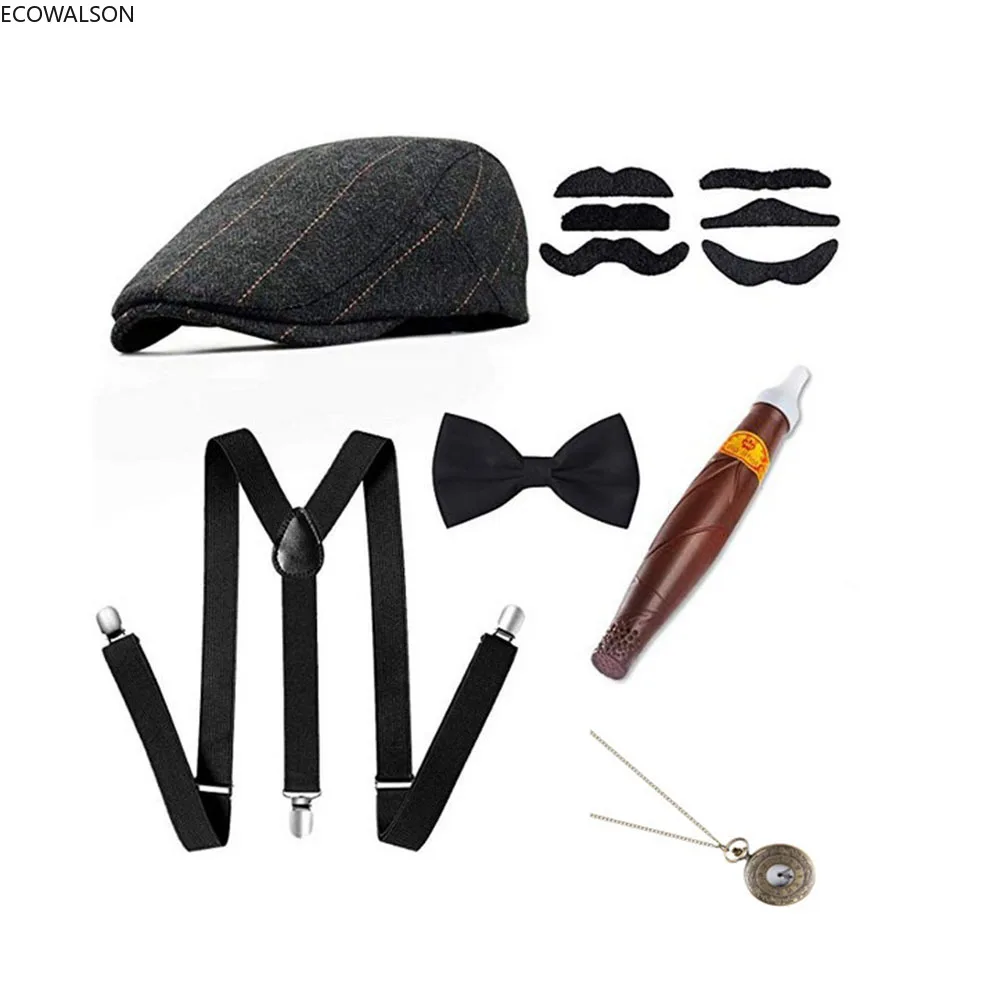 Men'S Accessories In The 1920S - 5 Parça Sahne Giyim Aksesuarları Seti