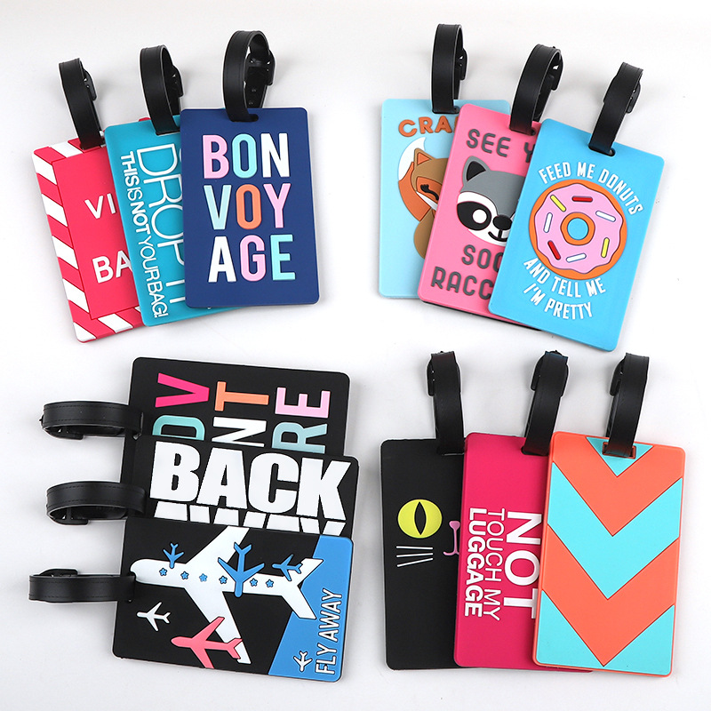 Men Accessories Name - 1 adet Karikatür Hayvan PVC Bagaj
