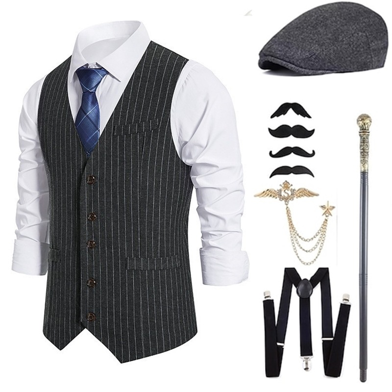 Men'S Accessories In The 1920S - Erkek Gangster Kostümü ve Aksesuar Seti