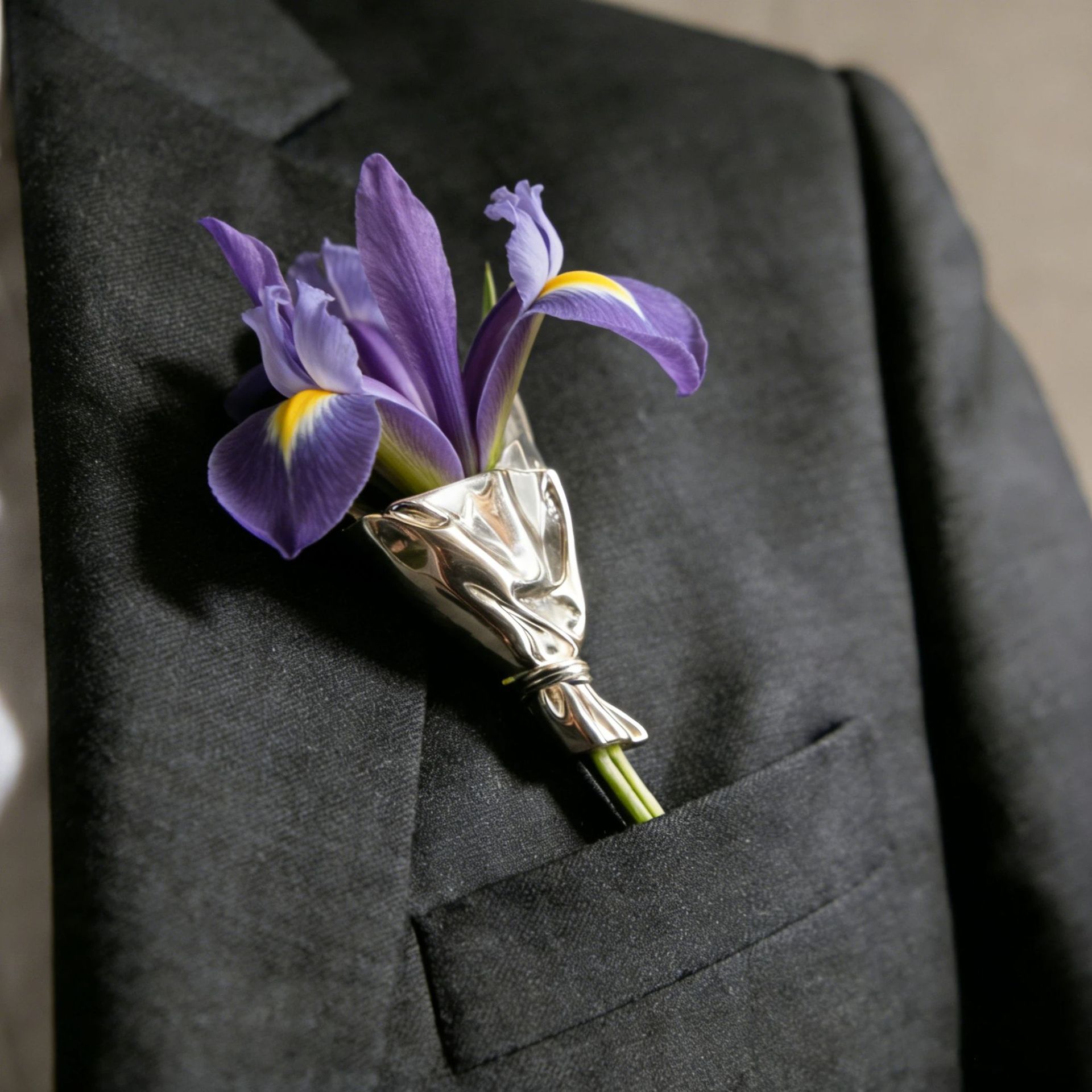 Men Accessories Bouquet - Yaratıcı DIY Çiçek Aranjmanı Broş Kadın