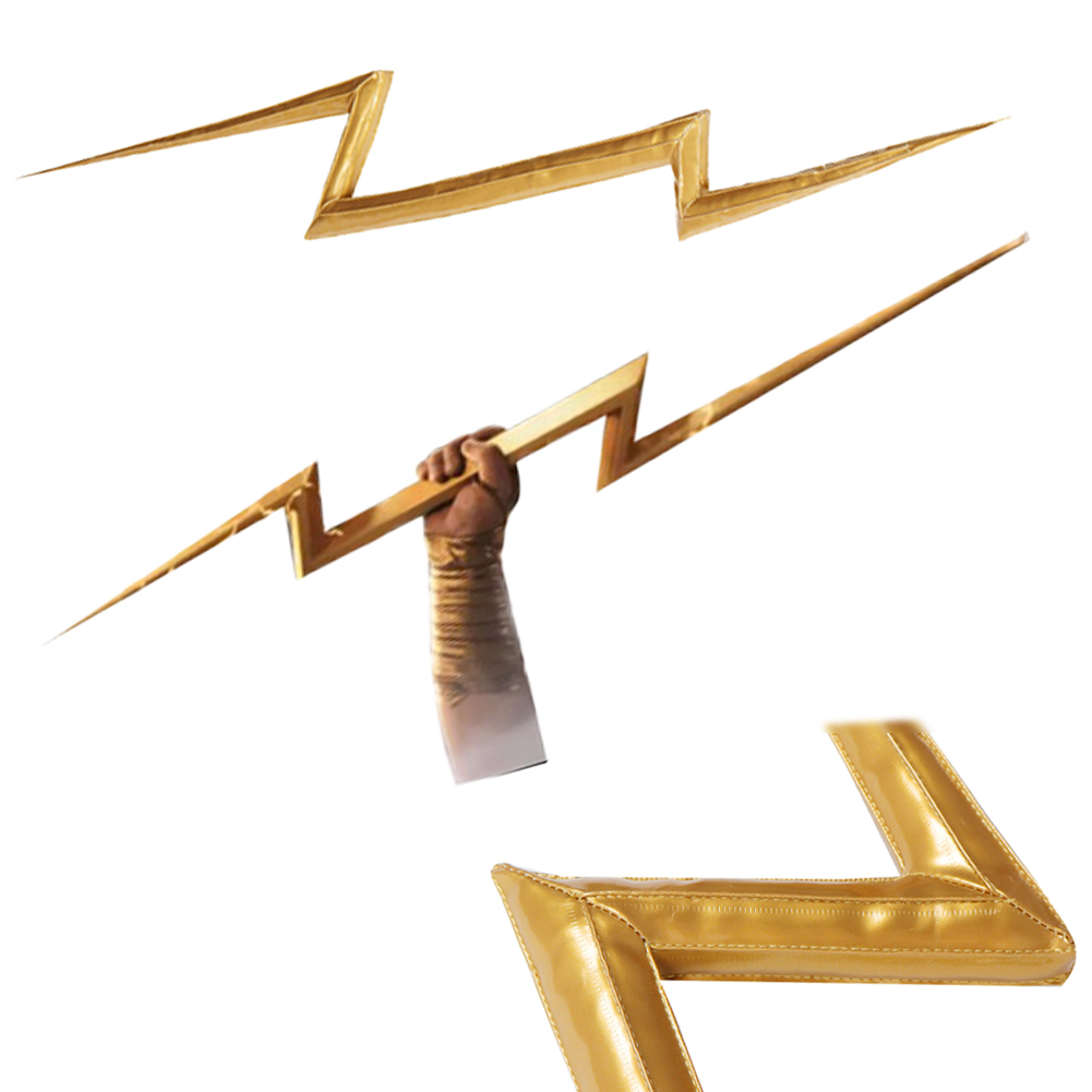 Zeus Men Accessories - Zeus Yıldırım Cosplay Fantezi PU Deri