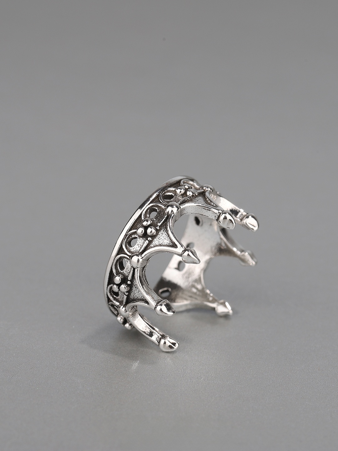Gotik Taç Yüzük Ayarlanabilir  - Men Accessories Ring incelemesi ve fiyatı