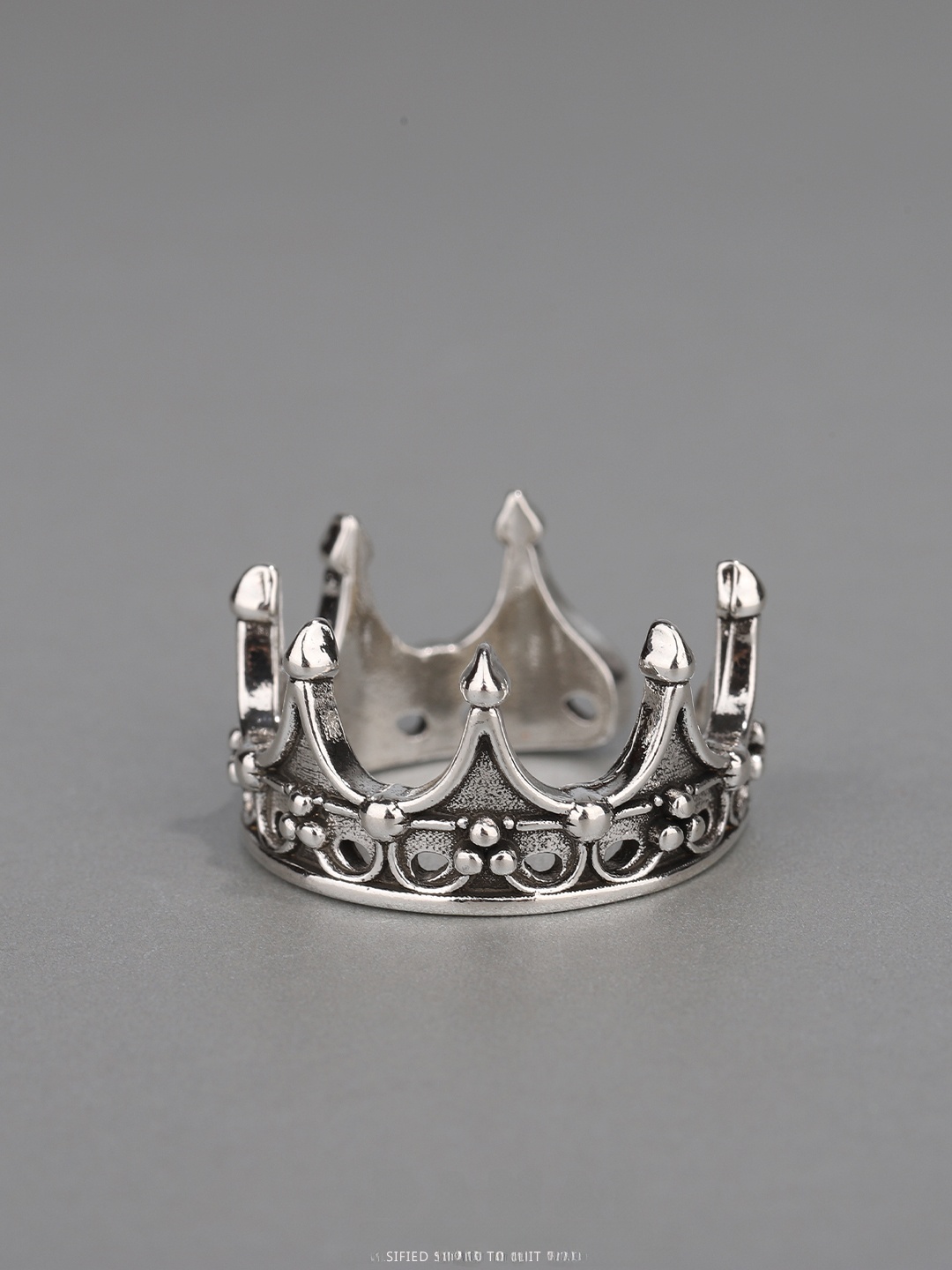 Gotik Taç Yüzük Ayarlanabilir  - Men Accessories Ring incelemesi ve fiyatı