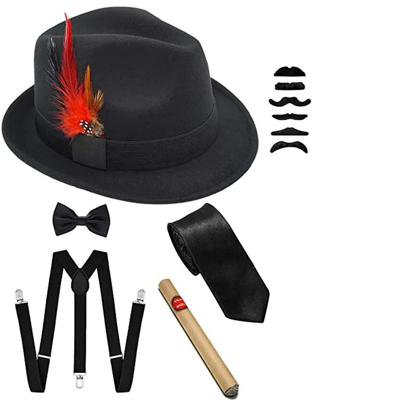 Cadılar bayramı 20S Cosplay Ko - Men'S Accessories In The 1920S incelemesi ve fiyatı