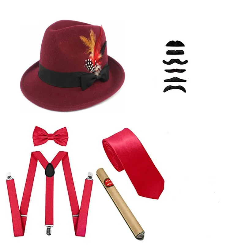 Cadılar bayramı 20S Cosplay Ko - Men'S Accessories In The 1920S incelemesi ve fiyatı