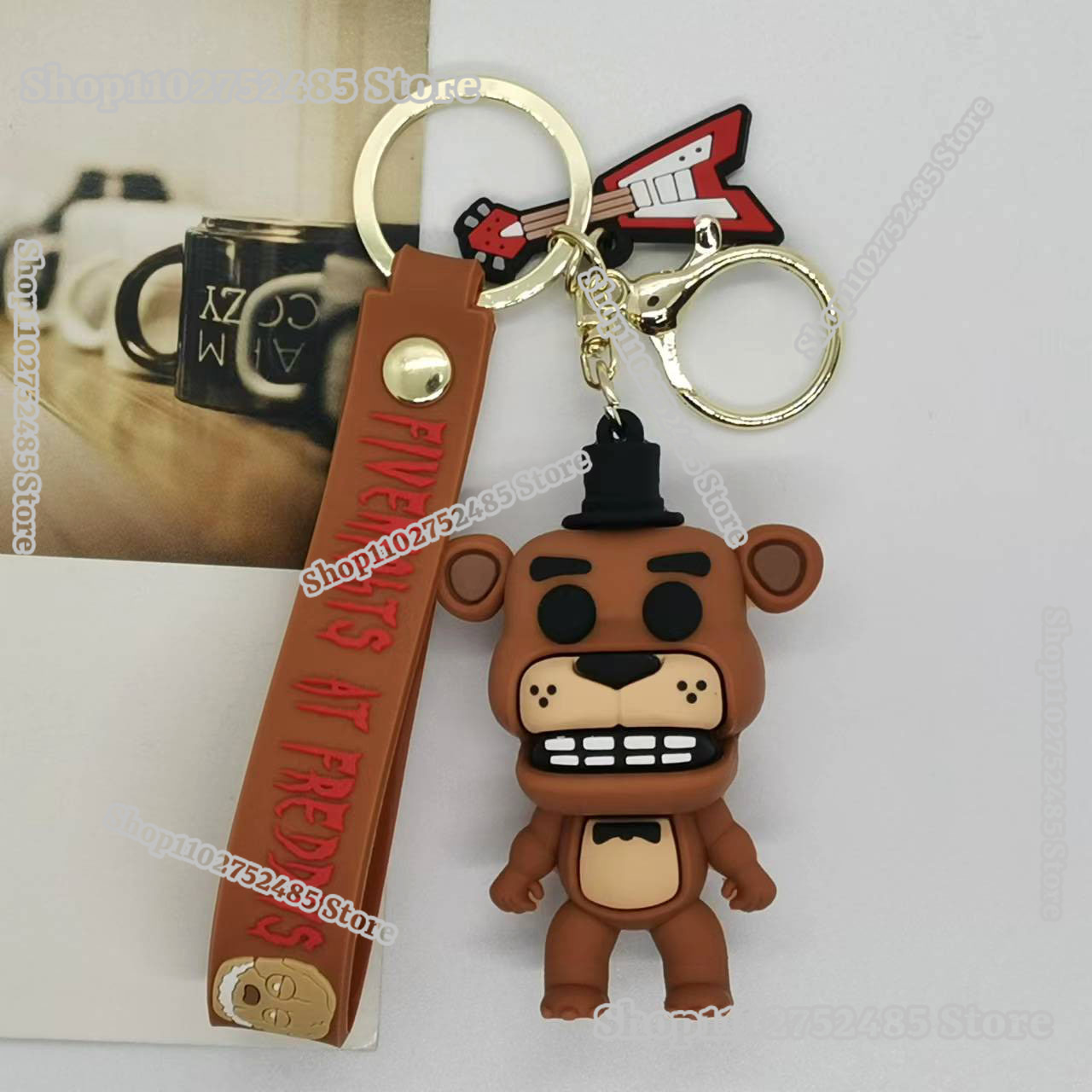 5 adet Karikatür Anime FNAF Fi - Men Accessories Ring incelemesi ve fiyatı