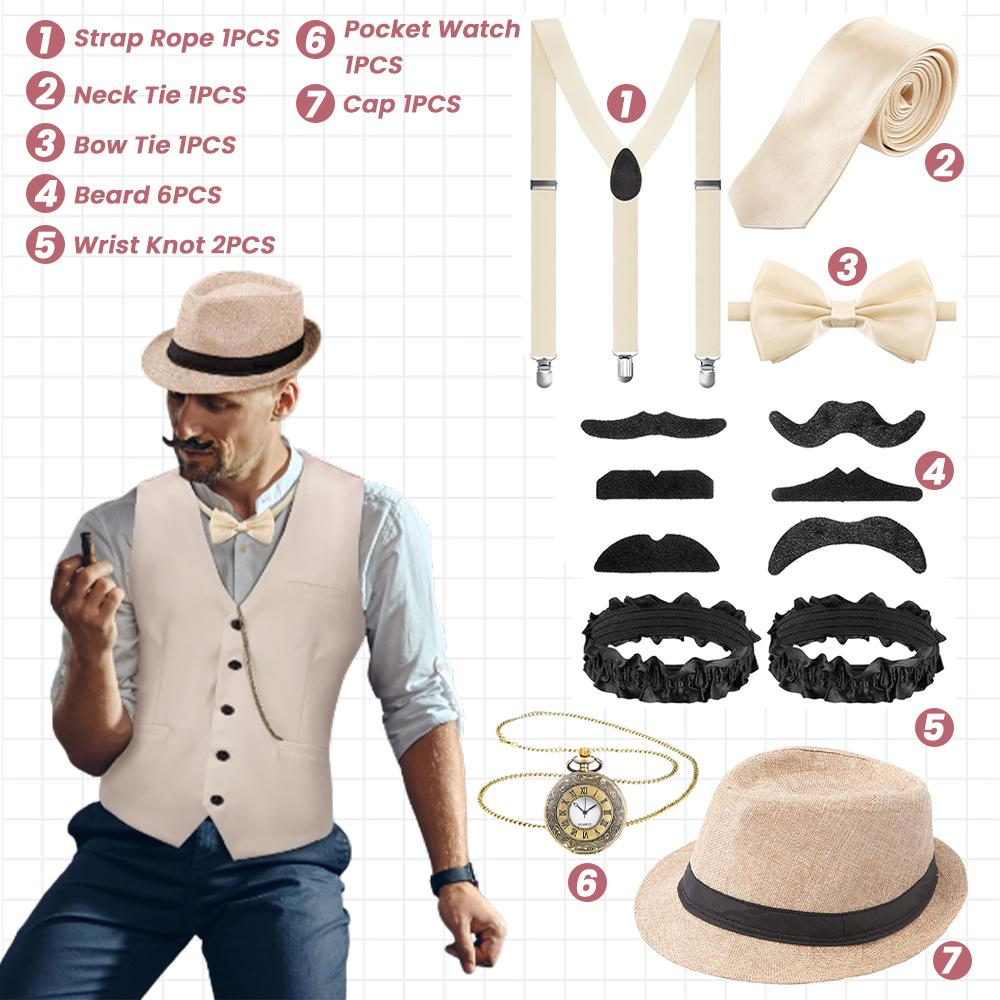 Yetişkin için 1920s erkek kost - Men'S Accessories In The 1920S incelemesi ve fiyatı