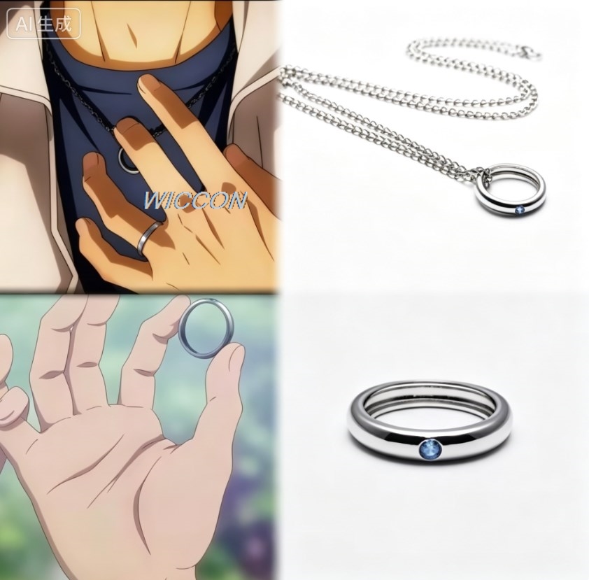 Anime Kadın Yüzükleri Okkotsu  - Men Accessories Ring incelemesi ve fiyatı