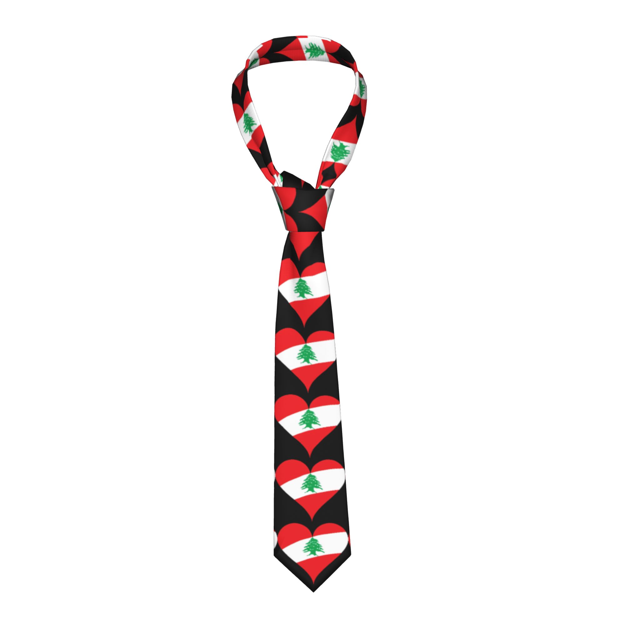 Lübnan Bayrağı Kalp Kravat Düğ - Men Accessories Lebanon incelemesi ve fiyatı