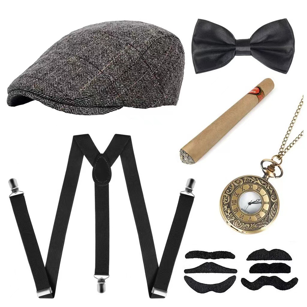 Cosplay Tatil Partisi Yaşlı Ad - Men'S Accessories In The 1920S incelemesi ve fiyatı