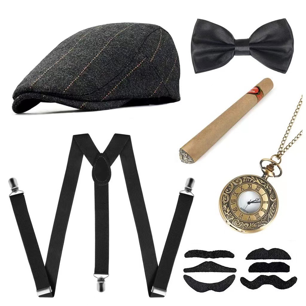 Cosplay Tatil Partisi Yaşlı Ad - Men'S Accessories In The 1920S incelemesi ve fiyatı