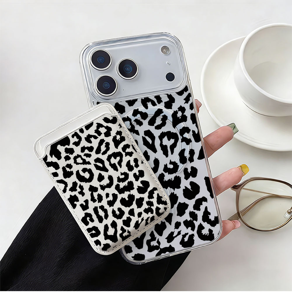 Siyah Leopar Desenli Magsafe C - Phone Wallet Combo incelemesi ve fiyatı