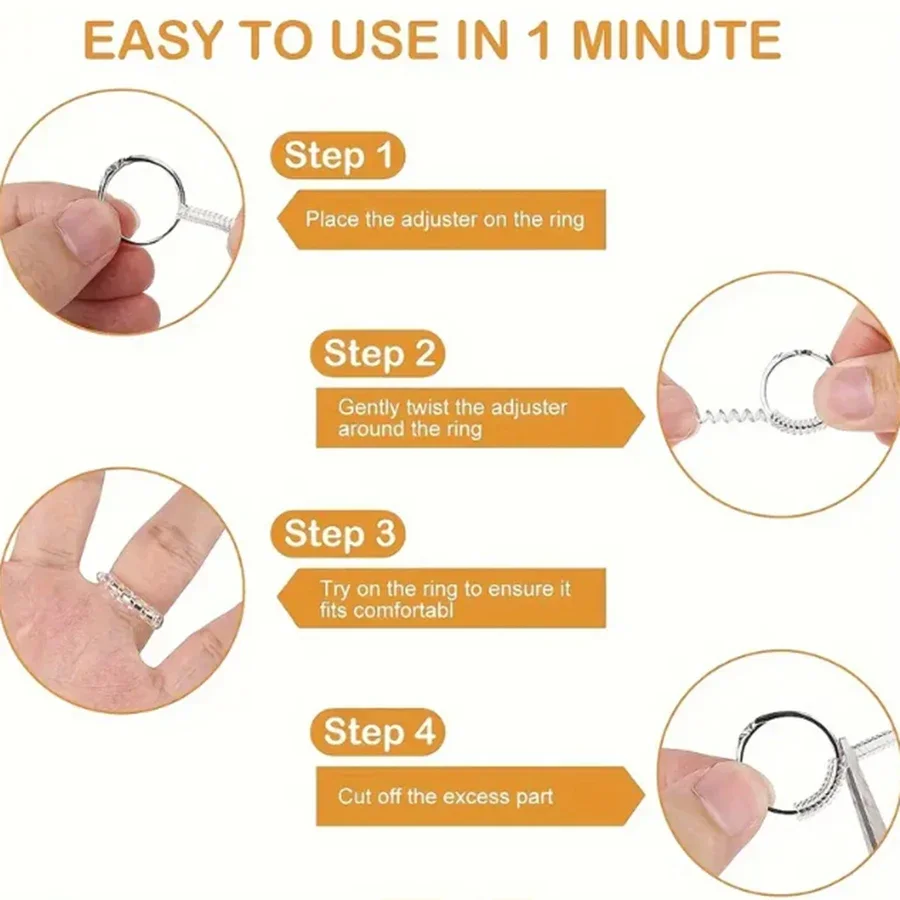 4/8 adet-Halka Boyutu Ayarlayı - Men Accessories Ring incelemesi ve fiyatı