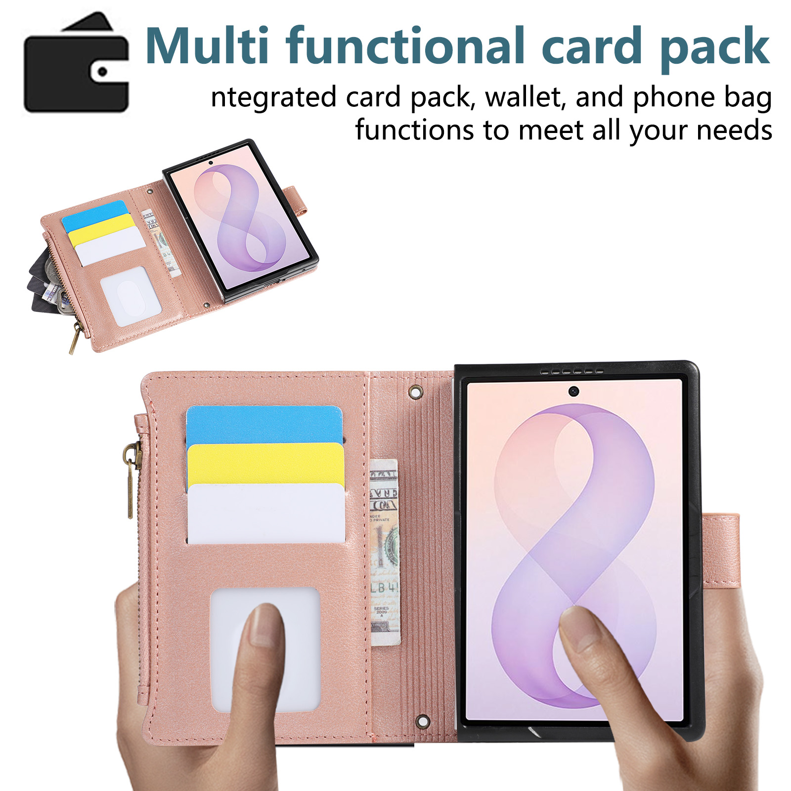 Samsung Galaxy Z Fold 8 Fold8  - Phone Wallet Combo incelemesi ve fiyatı