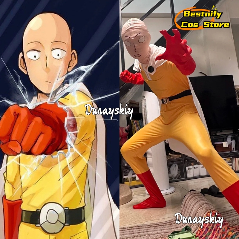Saitama MAN Cosplay Tulum Kost - Men'S Accessories Japan incelemesi ve fiyatı