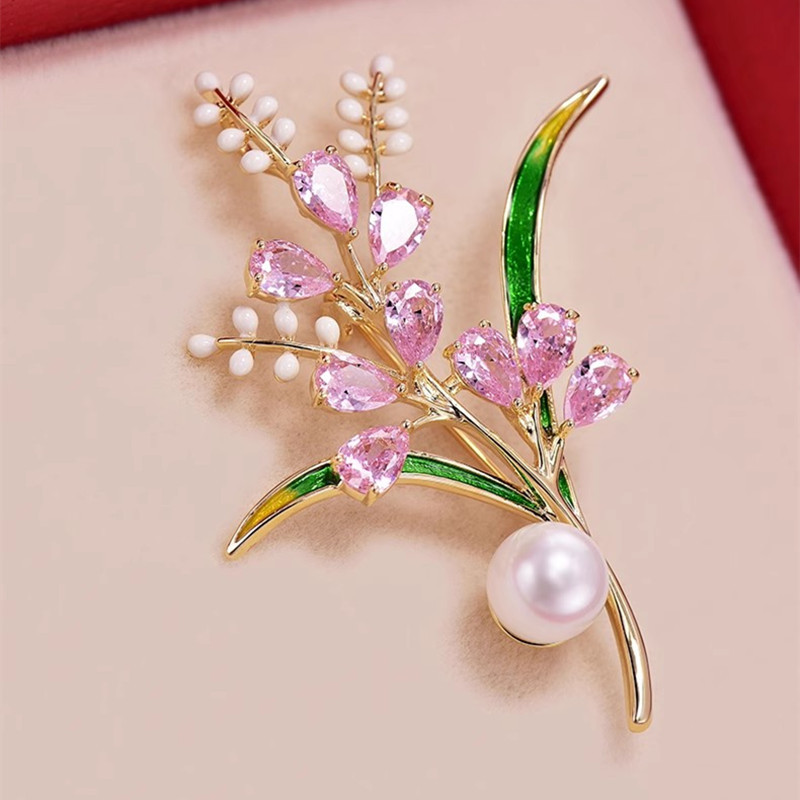 Moda zirkon buğday kulak broşl - Men Accessories Bouquet incelemesi ve fiyatı