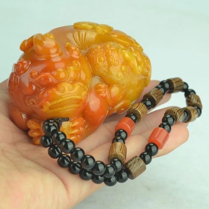 Doğal Huang Longyu Pixiu kolye - Men Accessories Wrist incelemesi ve fiyatı